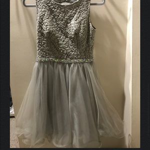 Gray party dress
